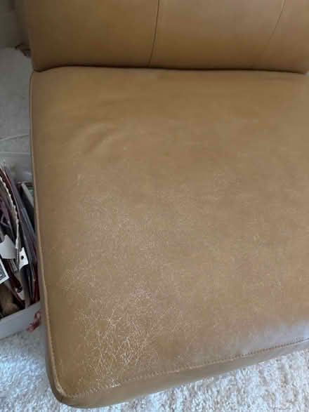 Photo of free Leather love seat (Fallls Church) #2