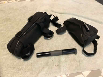 Photo of free 2 Bike Frame Bags and Mini Pump (Twyford RG10) #1