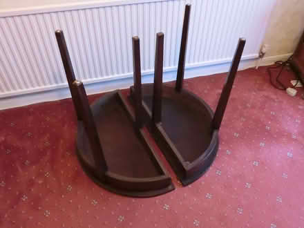 Photo of free 2 x Half Round Extension Table Ends (North Ascot SL5) #3