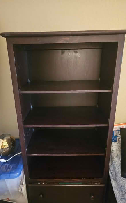 Photo of free Solid wood bookshelf w drawer (Mountain View, CA) #1