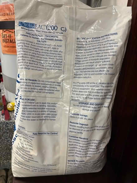 Photo of free Mosquito Insecticide (Henderson) #2