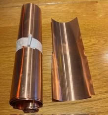 Photo of free Rolled copper, 30cm wide (West Bergholt CO6) #1