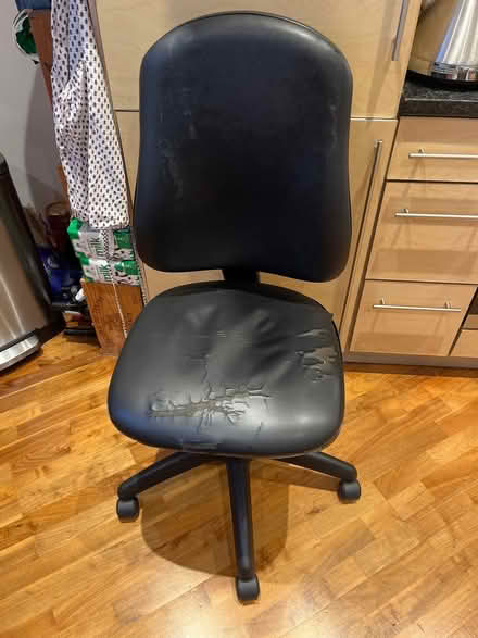 Photo of free office chair faux leather (Waterloo / Lambeth) #1