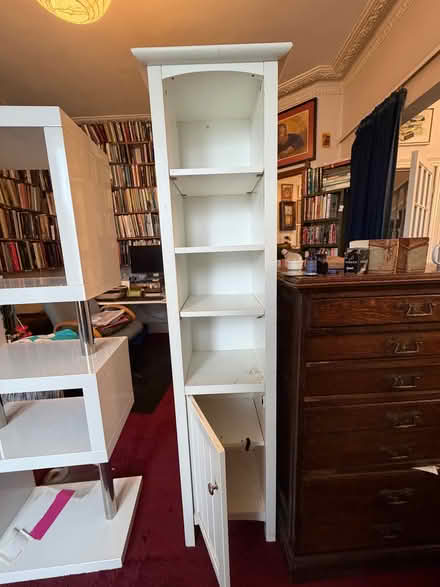 Photo of free Tall white bathroom cabinet (Fiveways BN1) #1
