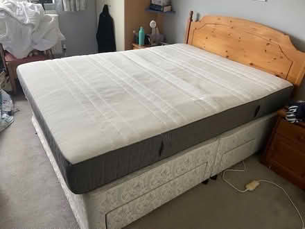 Photo of free King size bed (Cold Ash RG18) #1
