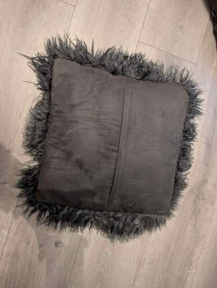 Photo of free Three clean faux fur cushions (BS34) #4