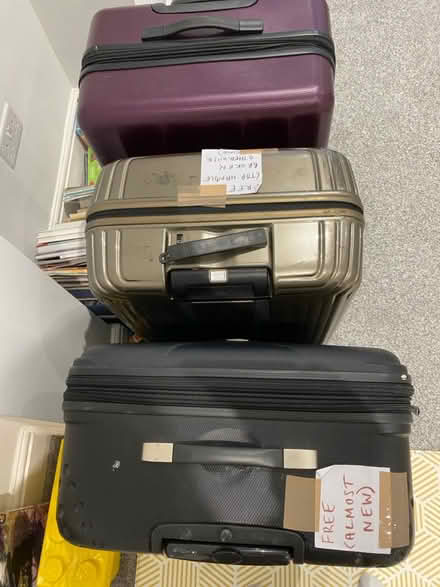 Photo of free 3 x Suitcases (SE10 9) #3