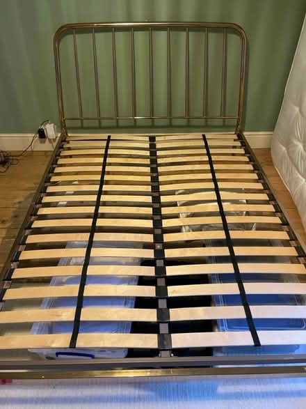 Photo of free Copper double bed frame & mattress (ME13) #3