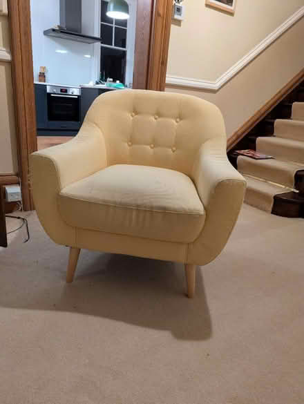 Photo of free Yellow armchair (Malvern WR14) #1