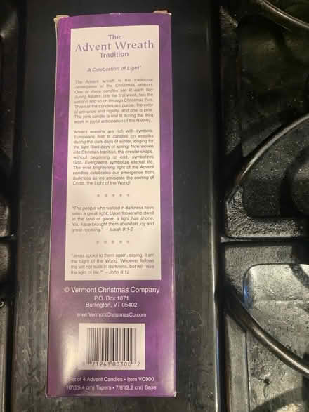 Photo of free Advent wreath and candles (Malden Center) #4