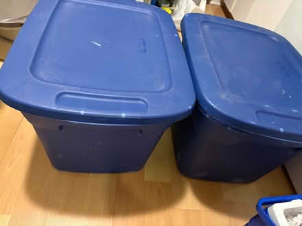Photo of free 2 large used bins (L5L 5P5) #3