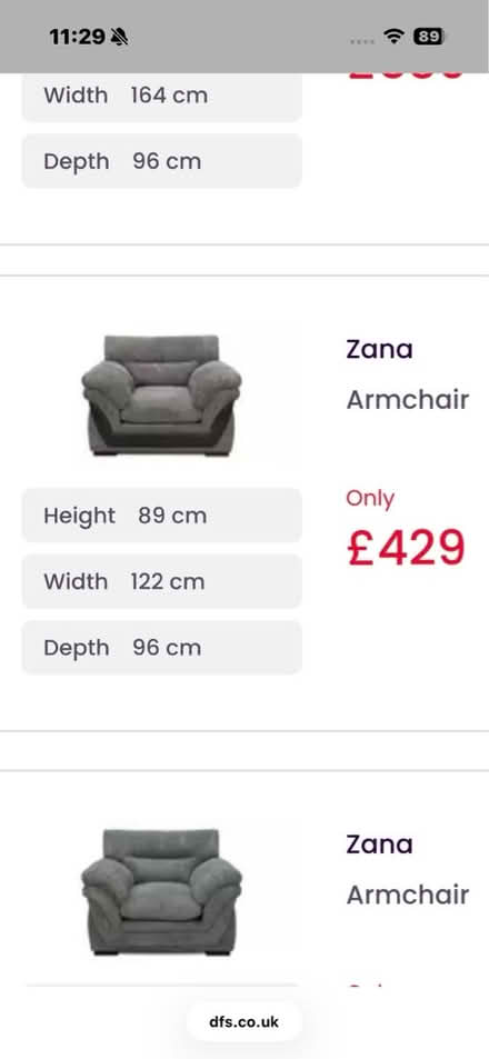 Photo of free Armchair (Axminster) #3