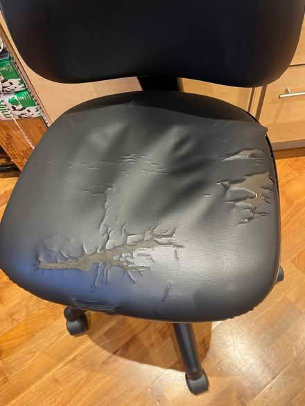 Photo of free office chair faux leather (Waterloo / Lambeth) #3