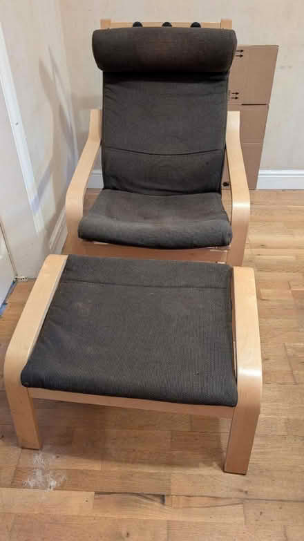 Photo of free IKEA chair and footstool (Cubbington CV32) #1