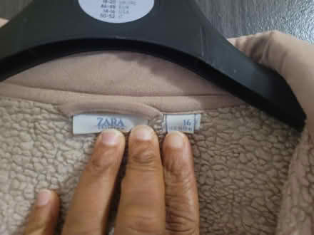 Photo of free A beige faux-suede jacket (Blackburn BB2) #3