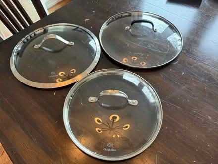 Photo of free Calphalon pot lids - 10” & 12” (Laurelhurst) #1