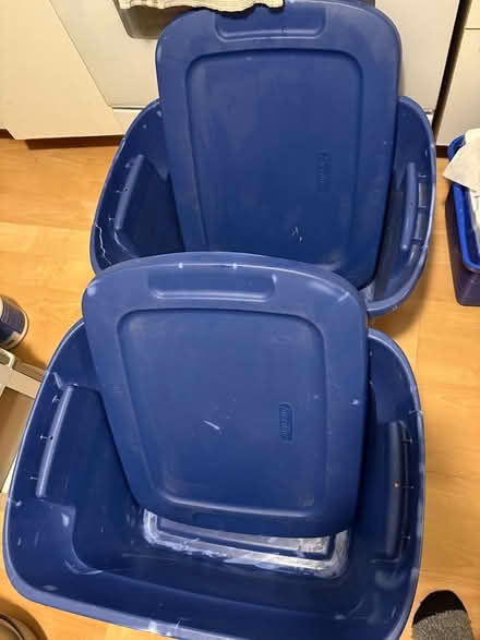 Photo of free 2 large used bins (L5L 5P5) #1
