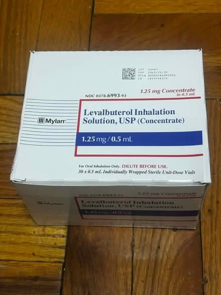 Photo of free Levalbulterol Inhalation Solution (I live in Kew Gardens) #1