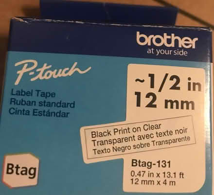 Photo of free Brother P Touch Label Tape (Near Trainyards) #1