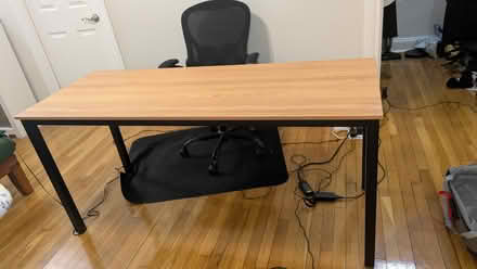 Photo of free Desk, Chair, Chair mat (NW Washington DC) #1