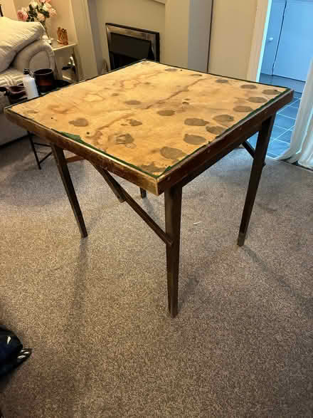 Photo of free Very old card table (New Brighton CH45) #1