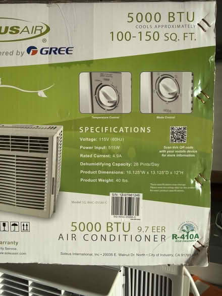 Photo of free Air conditioner - window unit (Midtown Palo Alto) #2