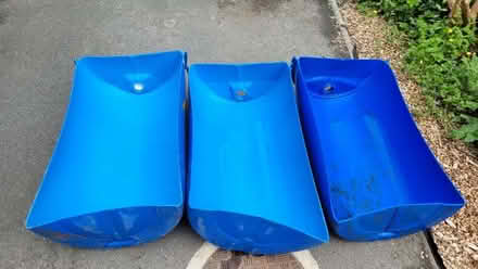 Photo of Blue plastic barrel, for garden use (Highworth SN6) #1