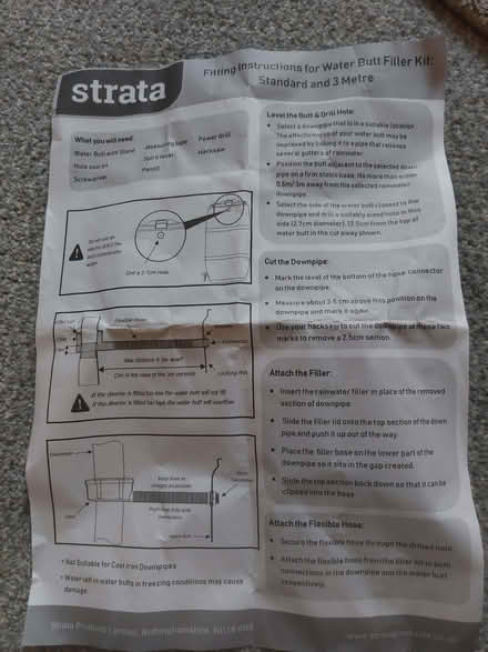 Photo of free Water butt filler kit (Humphrey's End GL6) #3