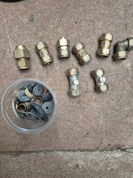 Photo of free 15mm compression joints (Taunton Killams & Mountfield District Ward TA1) #1