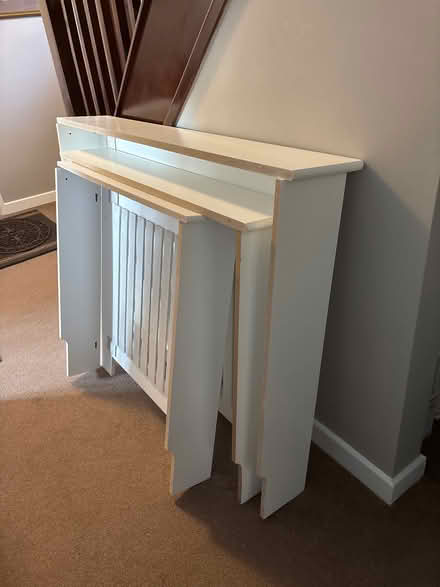 Photo of free 3 white radiator covers (Caynham SY8) #1