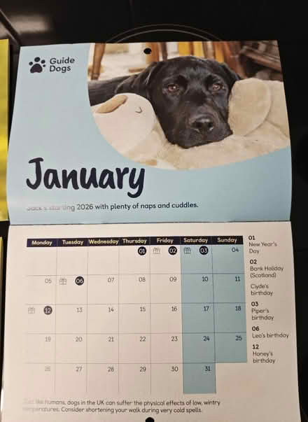Photo of free 2026 calendars, x3 (Stockwell SW9) #2