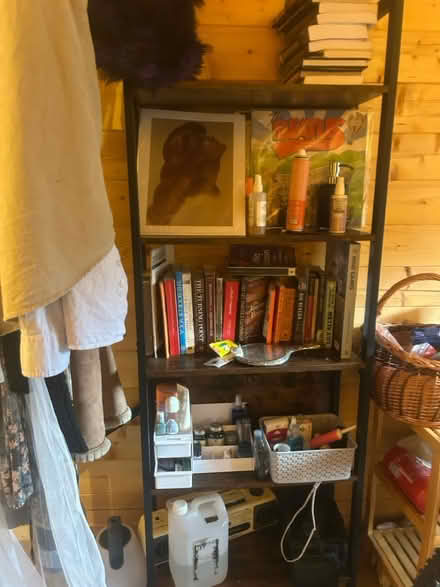 Photo of free Brown book shelf (11 Broomhall Road) #1