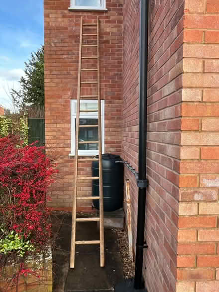 Photo of free Wooden ladder (Barnard's Green WR14) #1