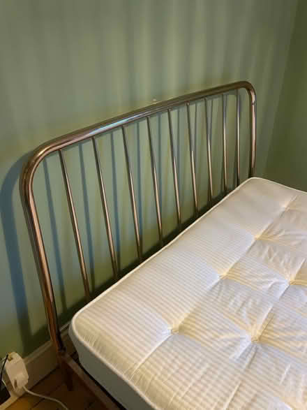 Photo of free Copper double bed frame & mattress (ME13) #2