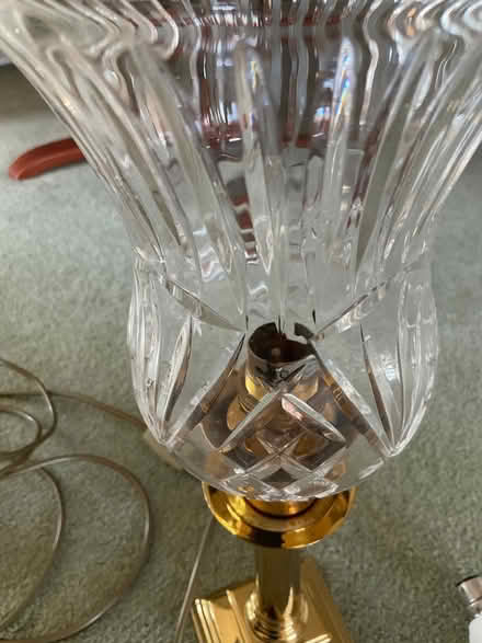 Photo of free 2 Brass Goblet Lamp’s Often Described as Regency/Victorian (Kenley CR8) #2