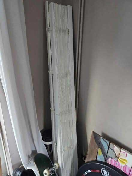 Photo of free White wood slat venetian blind (New Ash Green DA3) #1