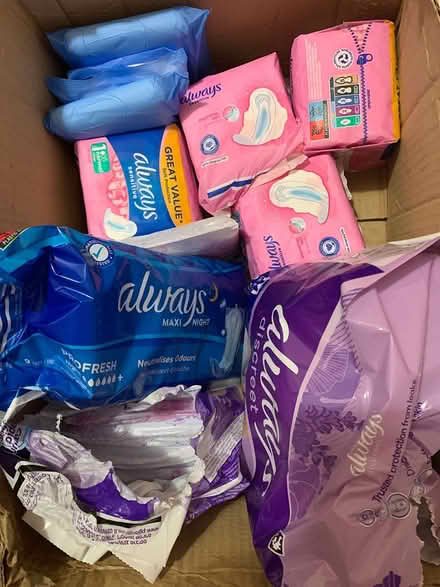 Photo of free Sanitary pads, night pull ups (East Finchley N2 0NX) #1