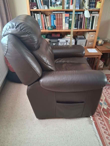 Photo of free Electric riser recliner leather chair (Brecon LD3) #3
