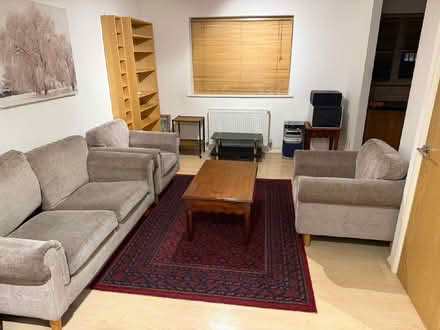 Photo of free sofa set with table and Tv trolley (Palmer Park RG1) #1