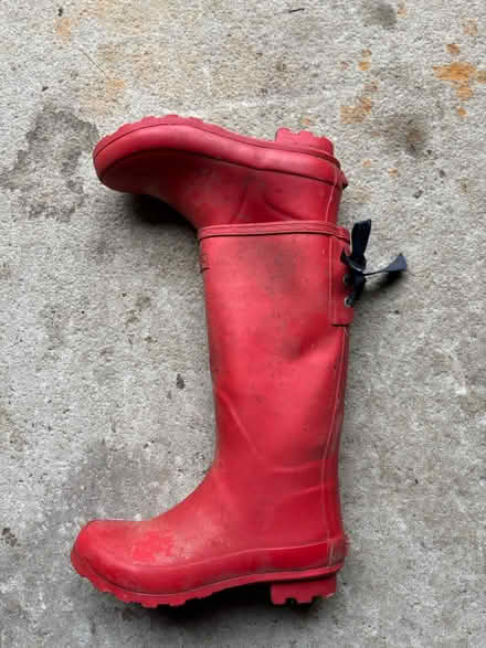 Photo of free Red ladies/girls wellies (CA1 Carlisle area) #2