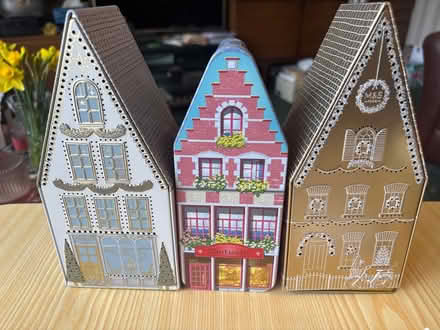 Photo of free 3 tins (2 light-up tea tins) (West Malling ME19) #1