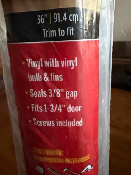 Photo of free Under door seal (Northgate) #3