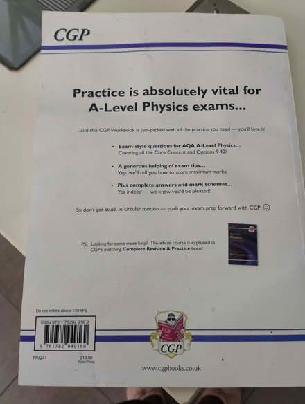 Photo of free AQA A Level Physics Exam Practice Workbook (Southport PR9) #2