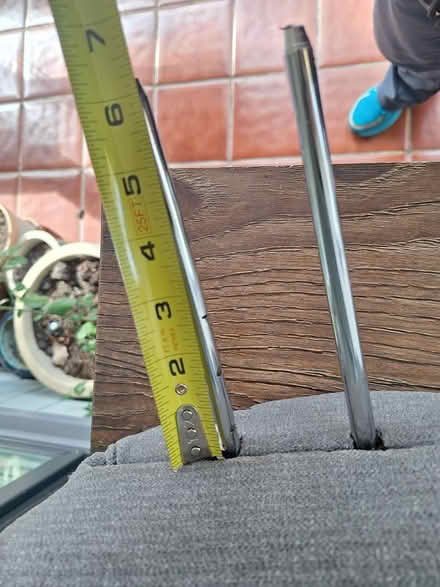 Photo of free Grey car headrest (SR, Bret Harte, near Jackson's) #3