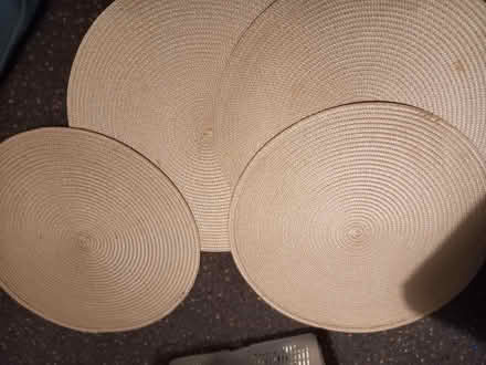 Photo of free Seagrass Round Woven Placemats x4 (Collyhurst M40) #3