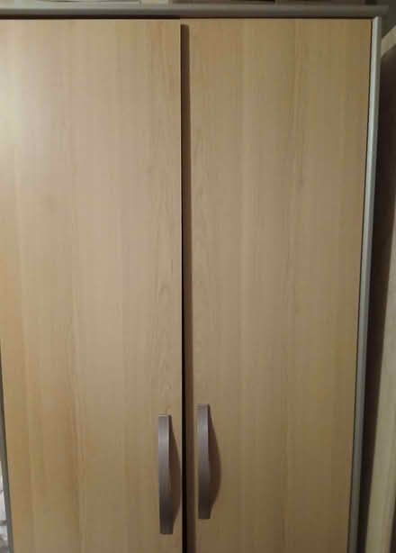 Photo of free Pale brown wooden Wardrobe (Llanwrtyd Wells LD5) #1