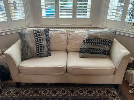 Photo of free comfy two seater sofa (W4 4BS) #1