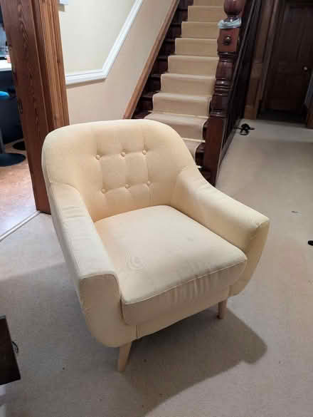 Photo of free Yellow armchair (Malvern WR14) #3