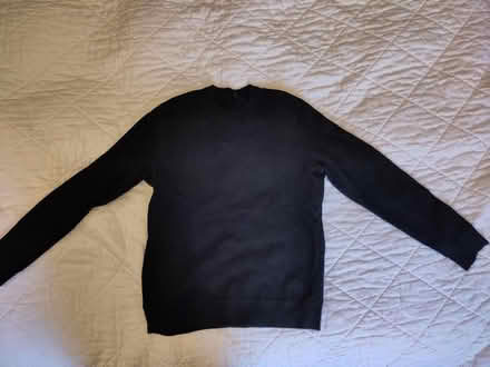 Photo of free Black boiled wool jumper - M (L1 Liverpool City Centre) #2