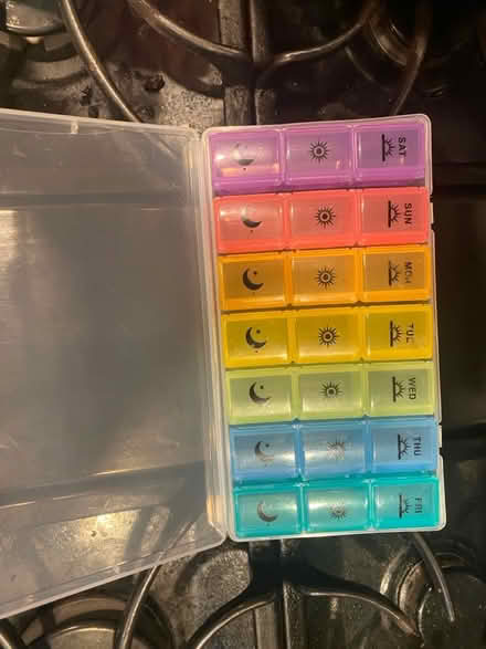 Photo of free 2 weekly pill box containers (Malden Center) #2